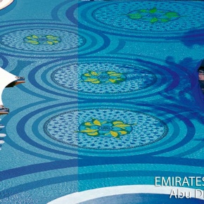 мозаичный декор для бассейна sicis emirates palace
